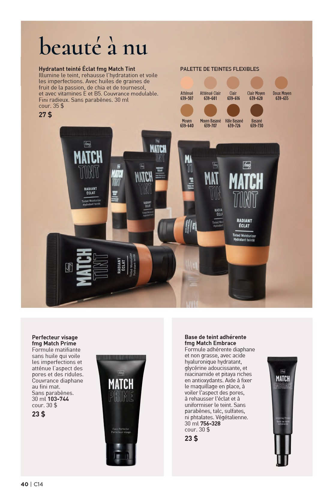 Avon Brochure français 14 – p. 40
